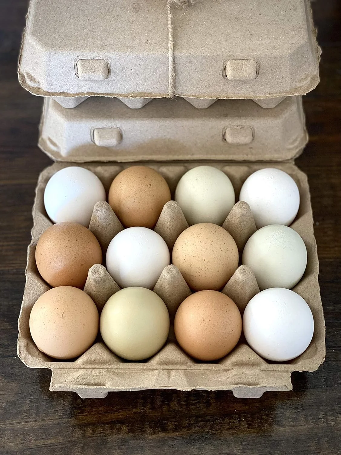 Vintage Blank Egg Cartons 75-Pack- Classic 3x4 Style Holds 12 Large Eggs, Sturdy Design Made from Recycled Cardboard.