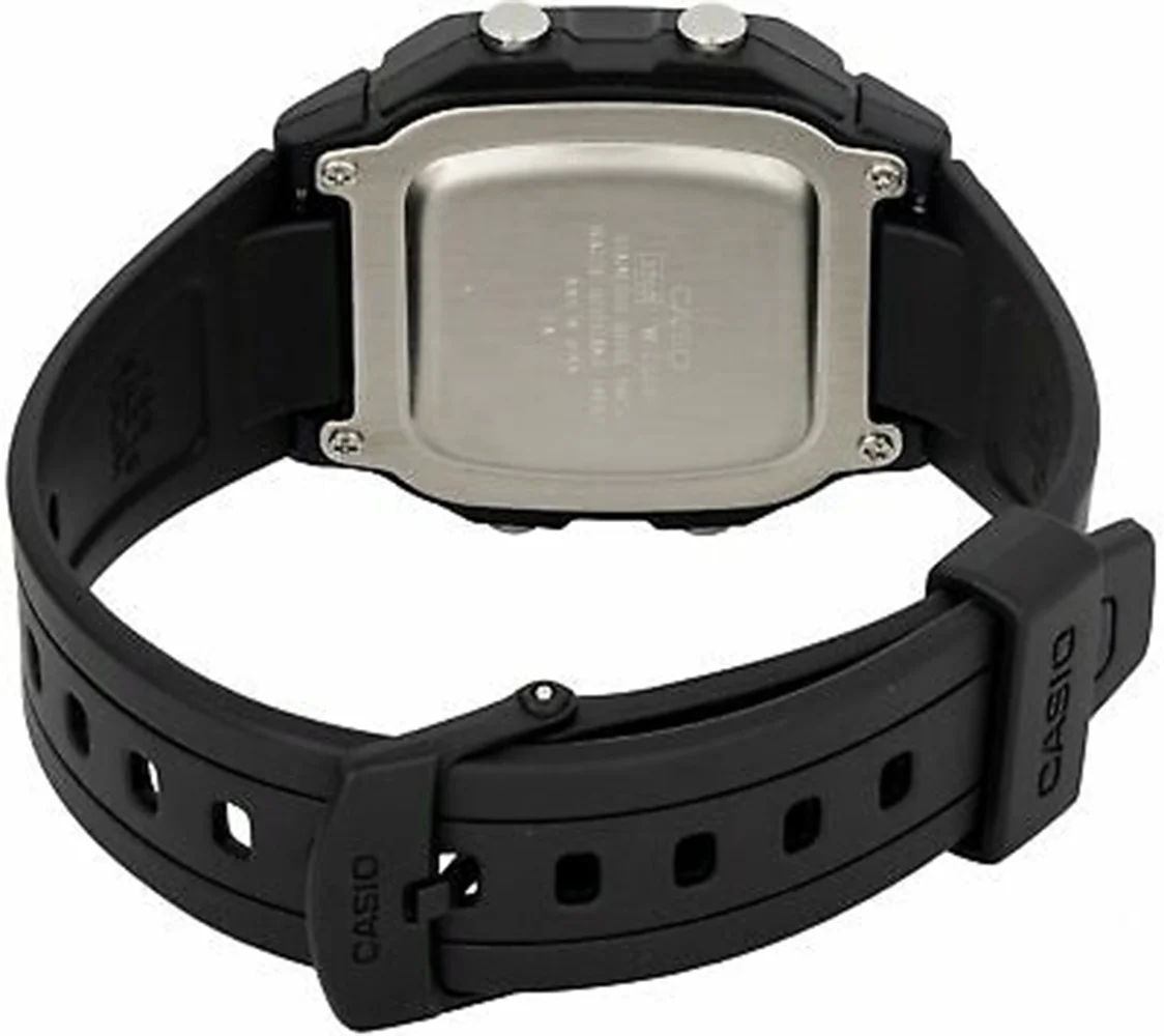 Casio Men's Classic Digital Quartz 100m Black Resin Watch W800H-1BV