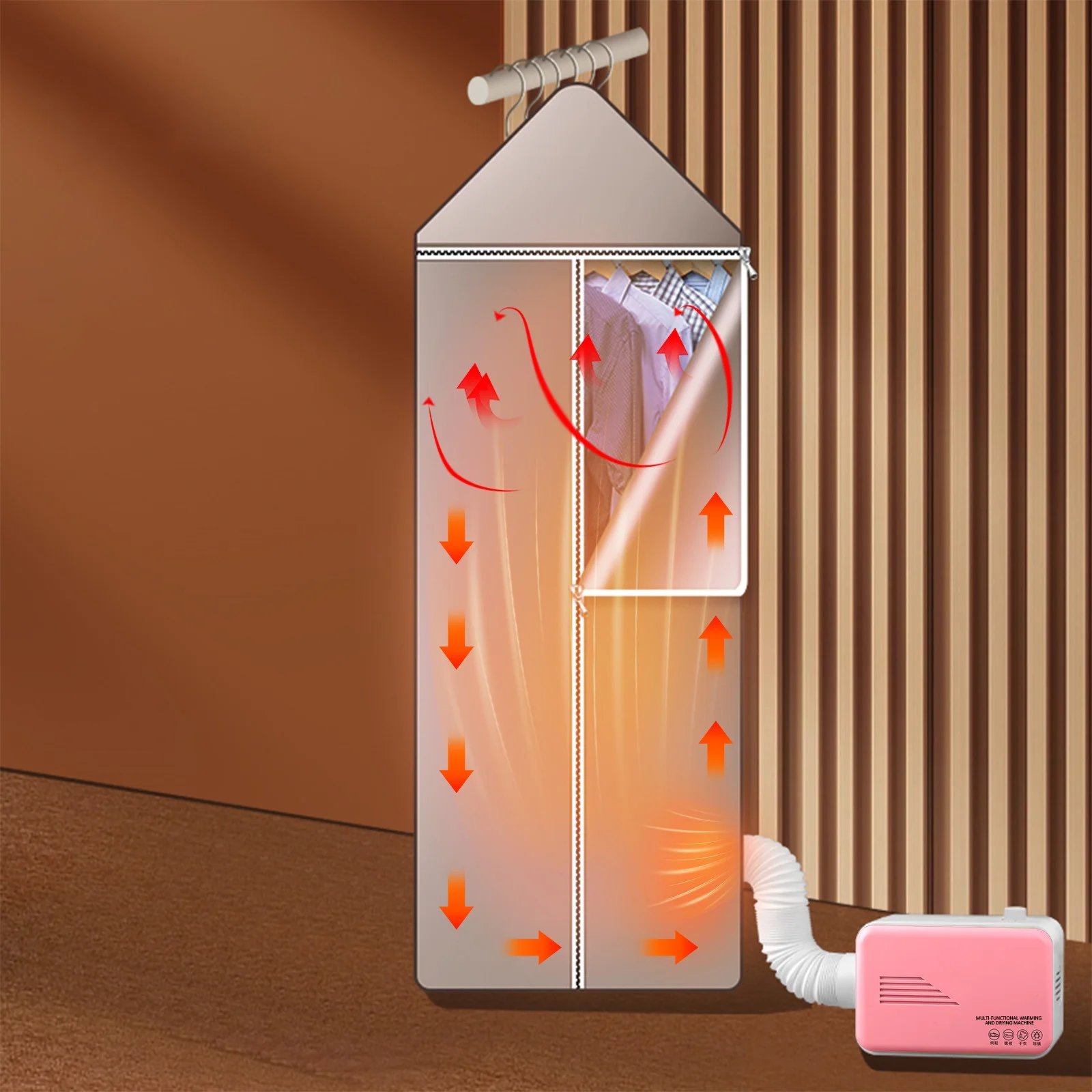 RBCKVXZ Portable Dryer, Mini 800W High Power Clothes Dryer Machine, Portable Dryer for Apartments with Foldable Dryer Shelf Home Decor on Clearance