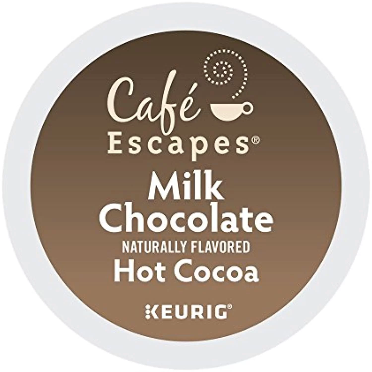 Cafe Escapes Milk Chocolate Hot Cocoa 48 K-Cups For Keurig Brewers