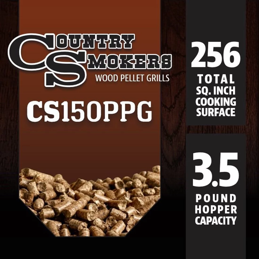 Country Smokers 21 sq ft Pellet Grill