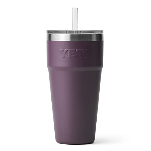 YETI Rambler 26 oz Straw Cup, Vacuum Insulated, Stainless Steel with Straw Lid