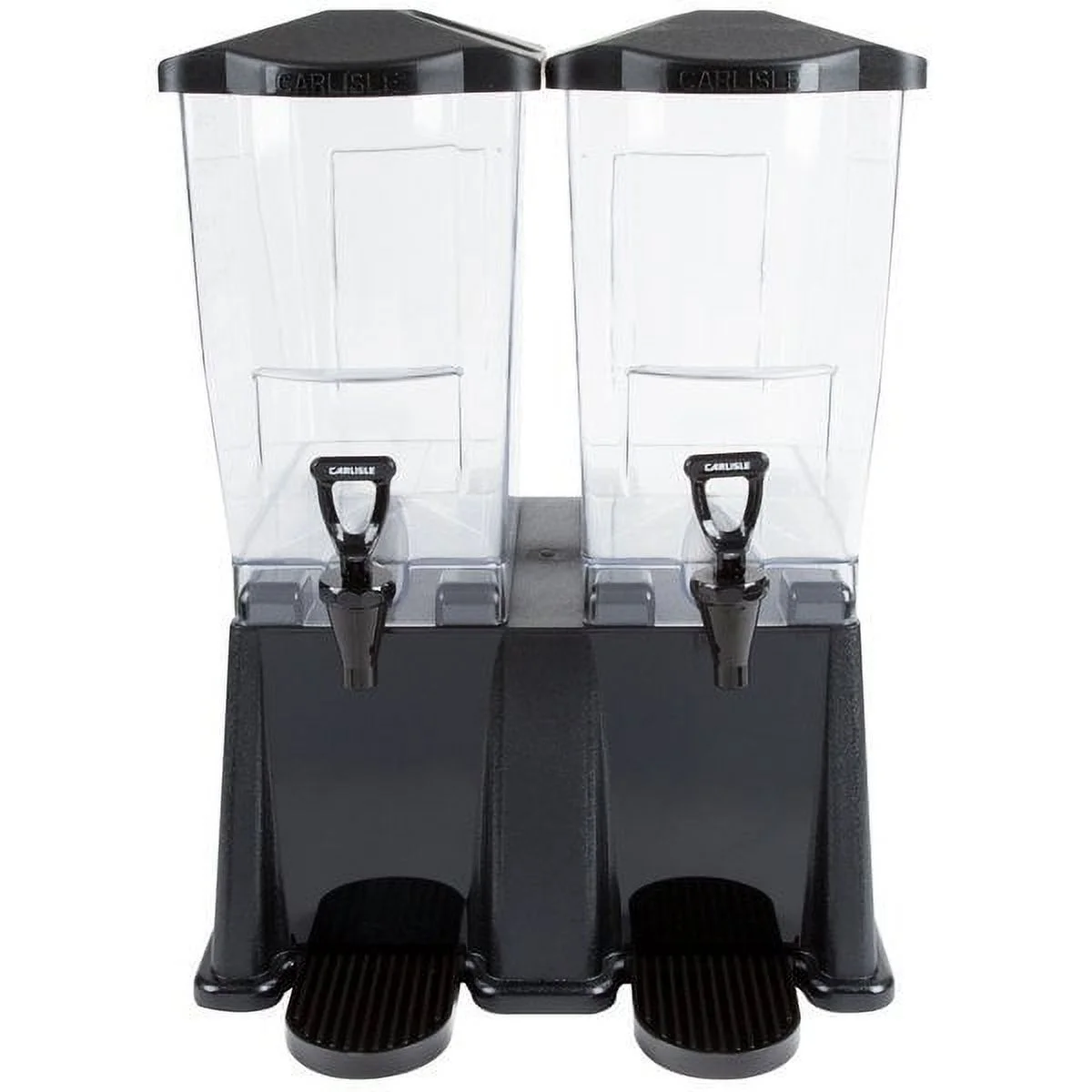 Carlisle 1085103 TrimLine 3 Gallon Black Double Premium Beverage / Juice Dispenser