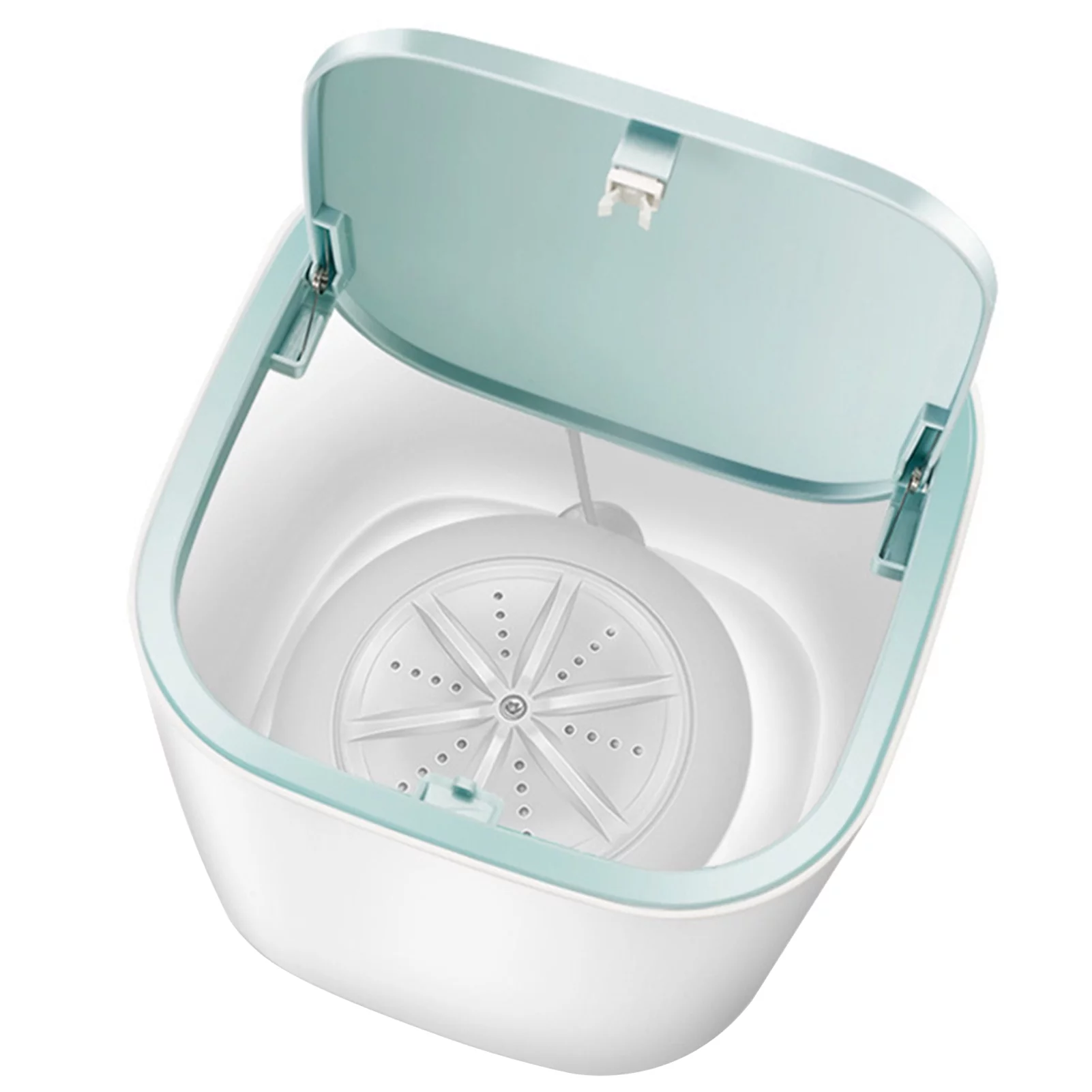 moobody Mini Washing Machine Laundry Barrel Washer Underwear Socks Washer Portable Rotating Washer Convenient for Home Dormitory