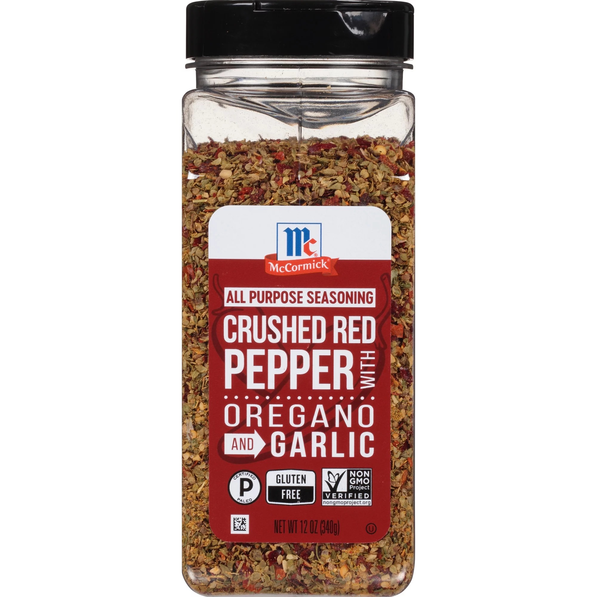 McCormick Crushed Red Pepper with Oregano and Garlic All Purpose Seasoning, 12 oz Mixed Spices & Seasonings