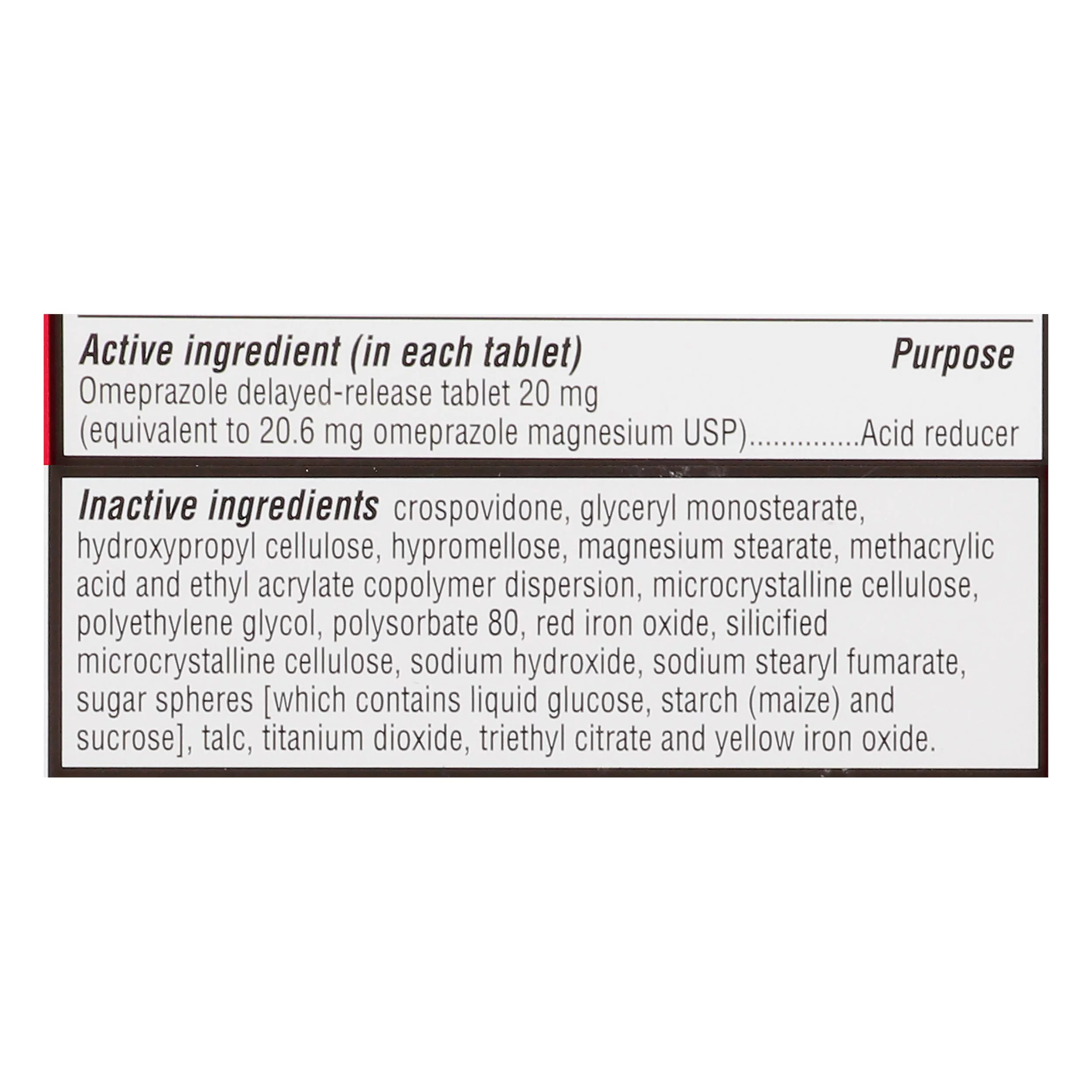 Leader 24 Hour Omeprazole 20mg, 28 tablets, delayed release