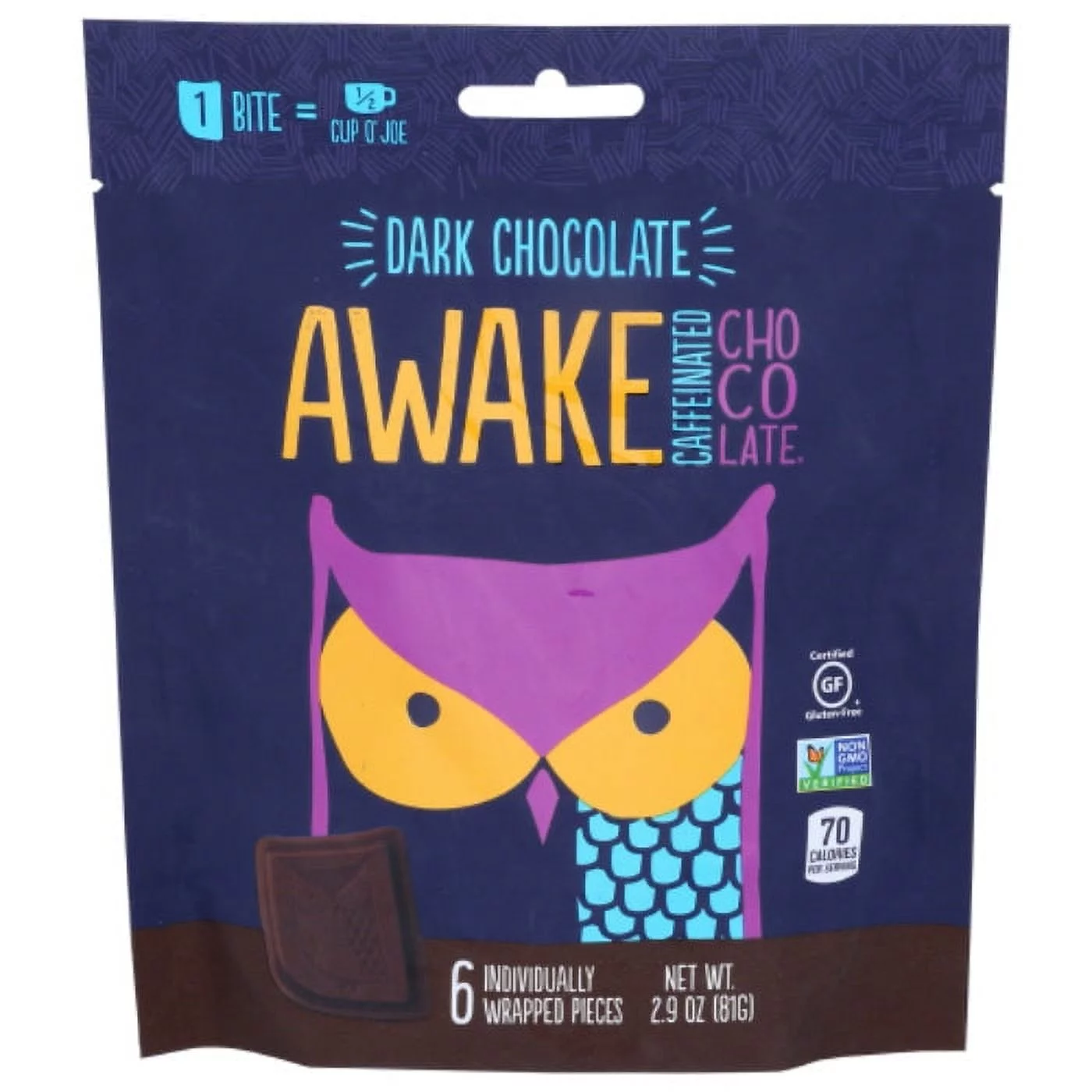 AWAKE CHOCOLATE BG DARK 2.9 OZ - Pack of 10