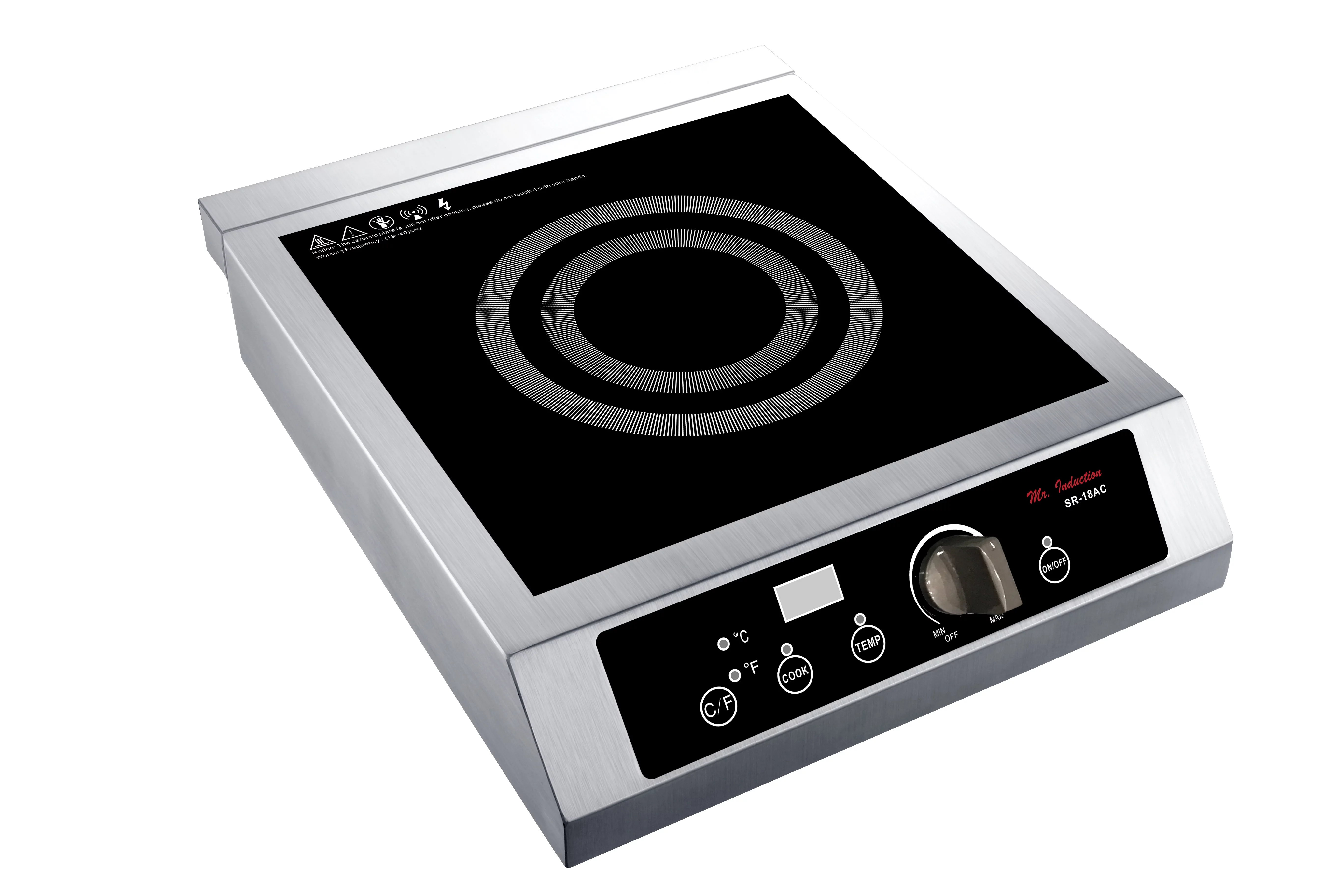 Sunpentown SR-18AC 1800W Countertop Commercial Range