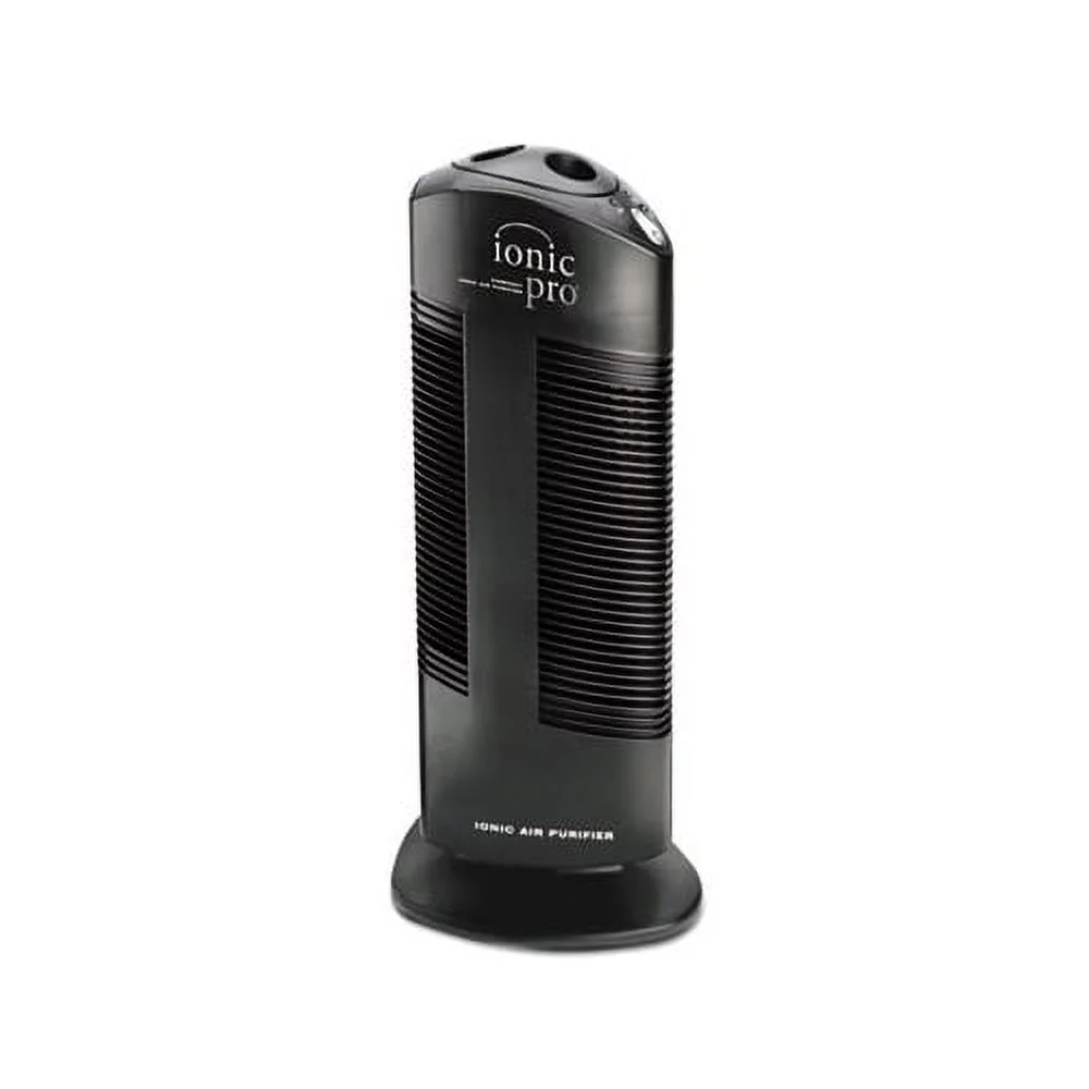 Compact Ionic Air Purifier 250 sq ft Room Capacity, Black