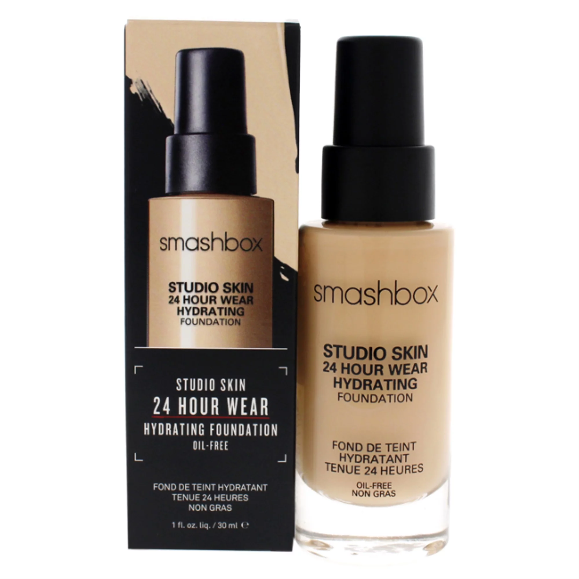 Studio Skin 24 Hour Wear Hydrating Foundation - 2.0 Light With Warm Undertone by Smashbox for Women - 1. oz Foundation