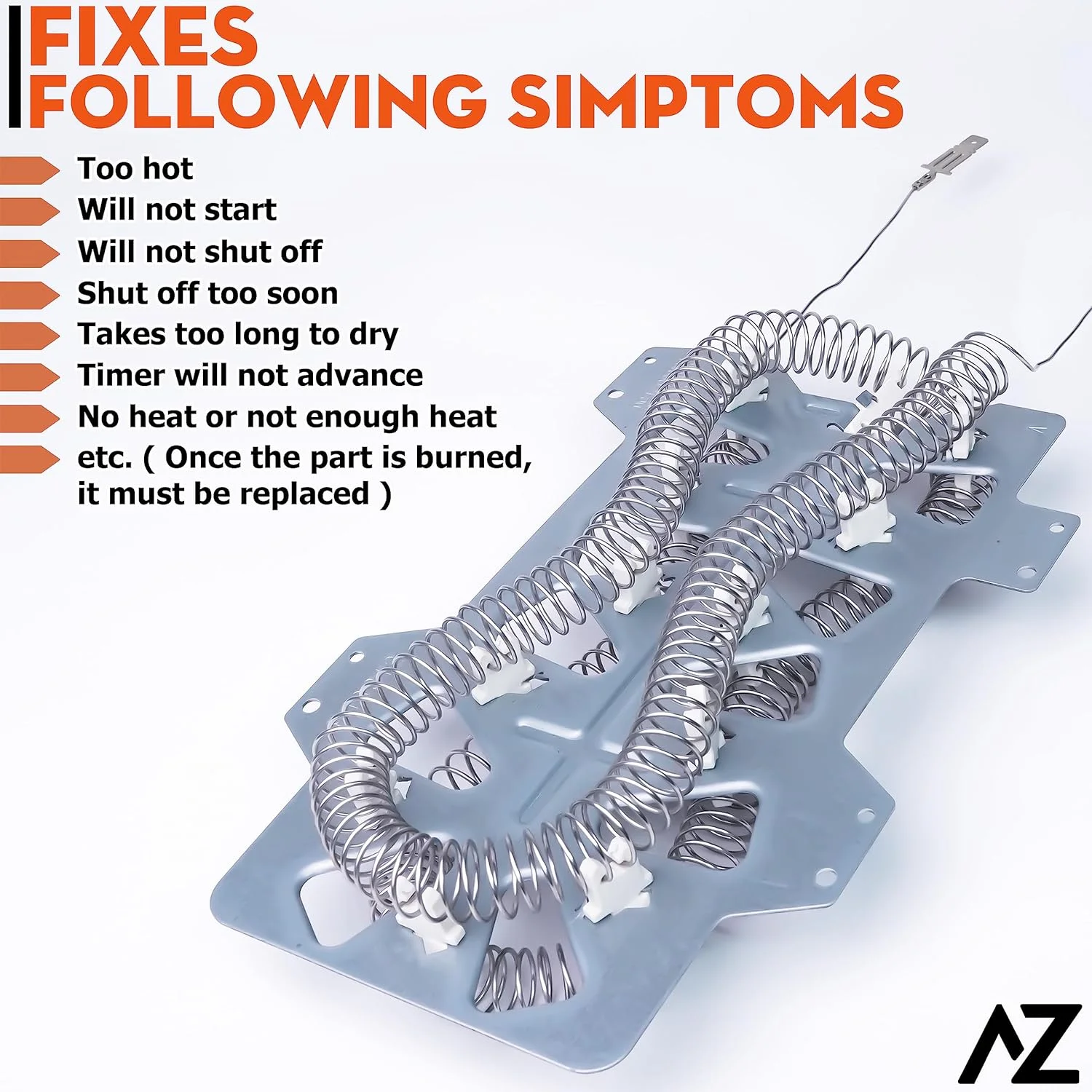 DV231AEW/XAA DV410AER/XAA DV210AEW/XAA Replaces For Samsung Dryer Heating Element & Fuses