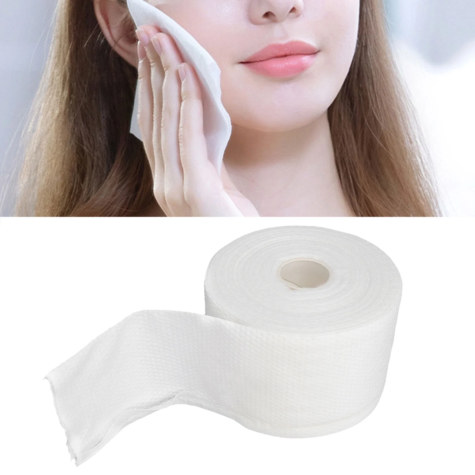 Facial Clean Disposable Face Towel Cotton Wet Dry Use Makeup Removing Wipes
