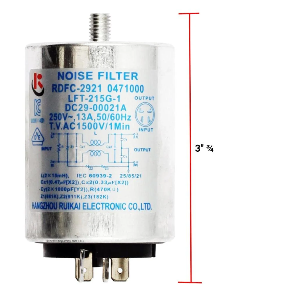 GLOB PRO SOLUTIONS DC29-00021A CKD2664 Washer Noise Filter 3