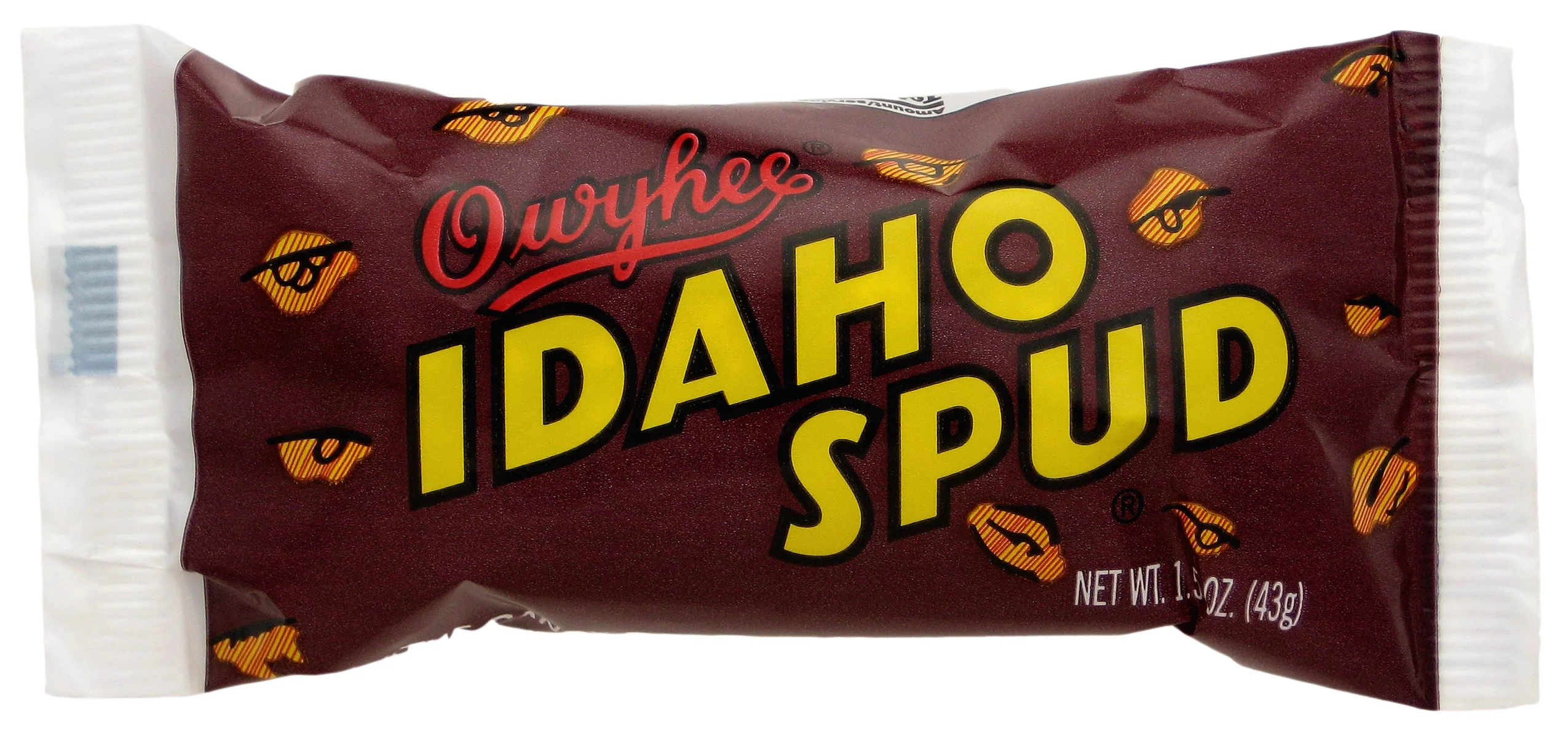 Idaho Candy Company Spud Gift Candy Bars, 1.5 oz, 24 Count