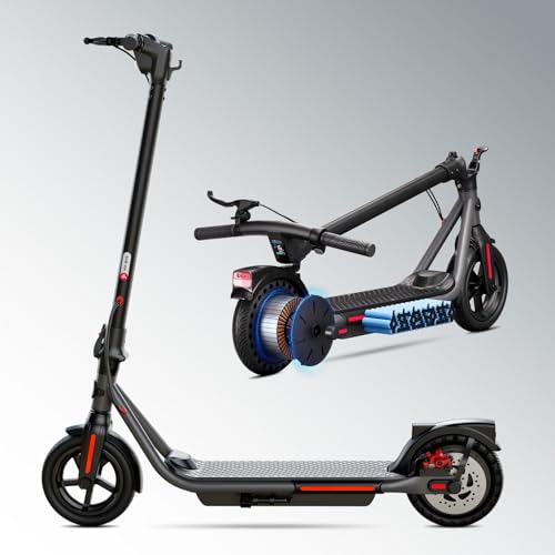 TST Electric Scooter for Adults, 19 Mph Top Speed, 15 Miles Long Range, 8.5