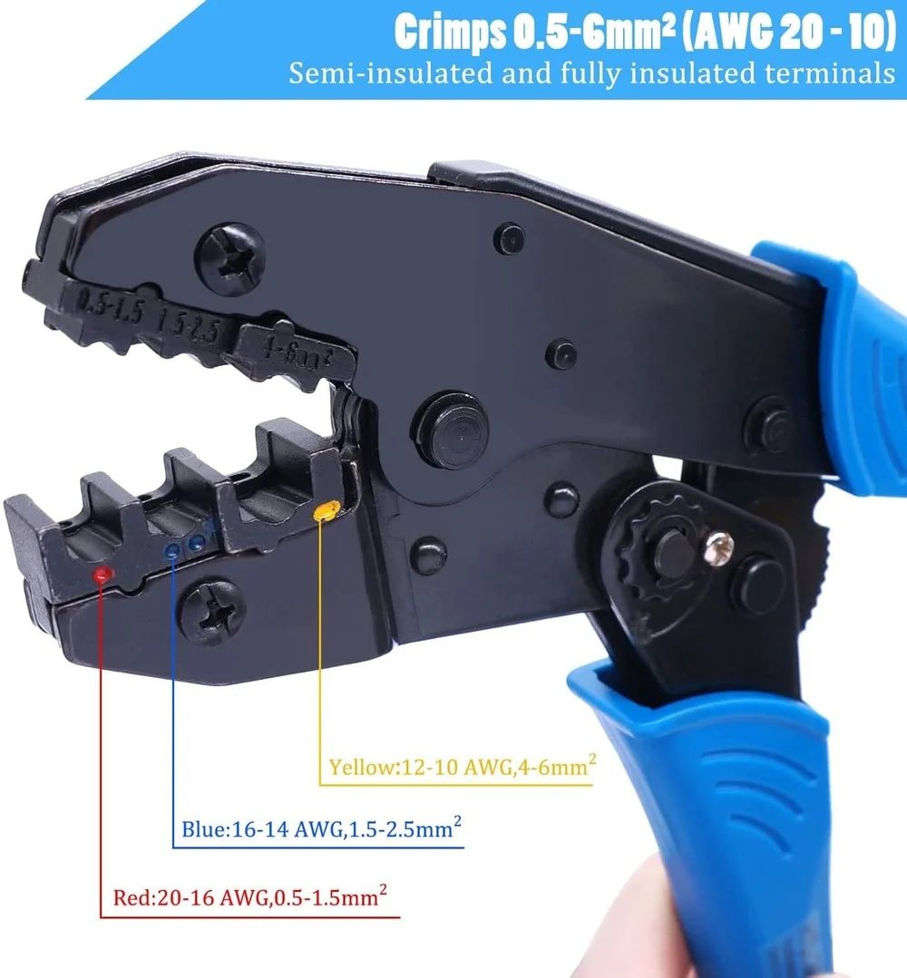 Heat Shrink Wire Connectors Electrical Ring Fork Spade Crimp Terminals Kit