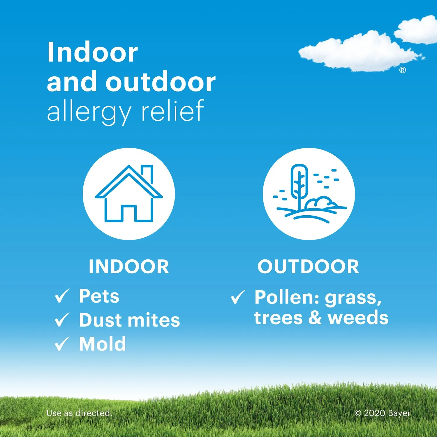 CLARITIN 24 Hour Non Drowsy 10 mg Allergy Relief Tablets 70 ea (Pack of 2)