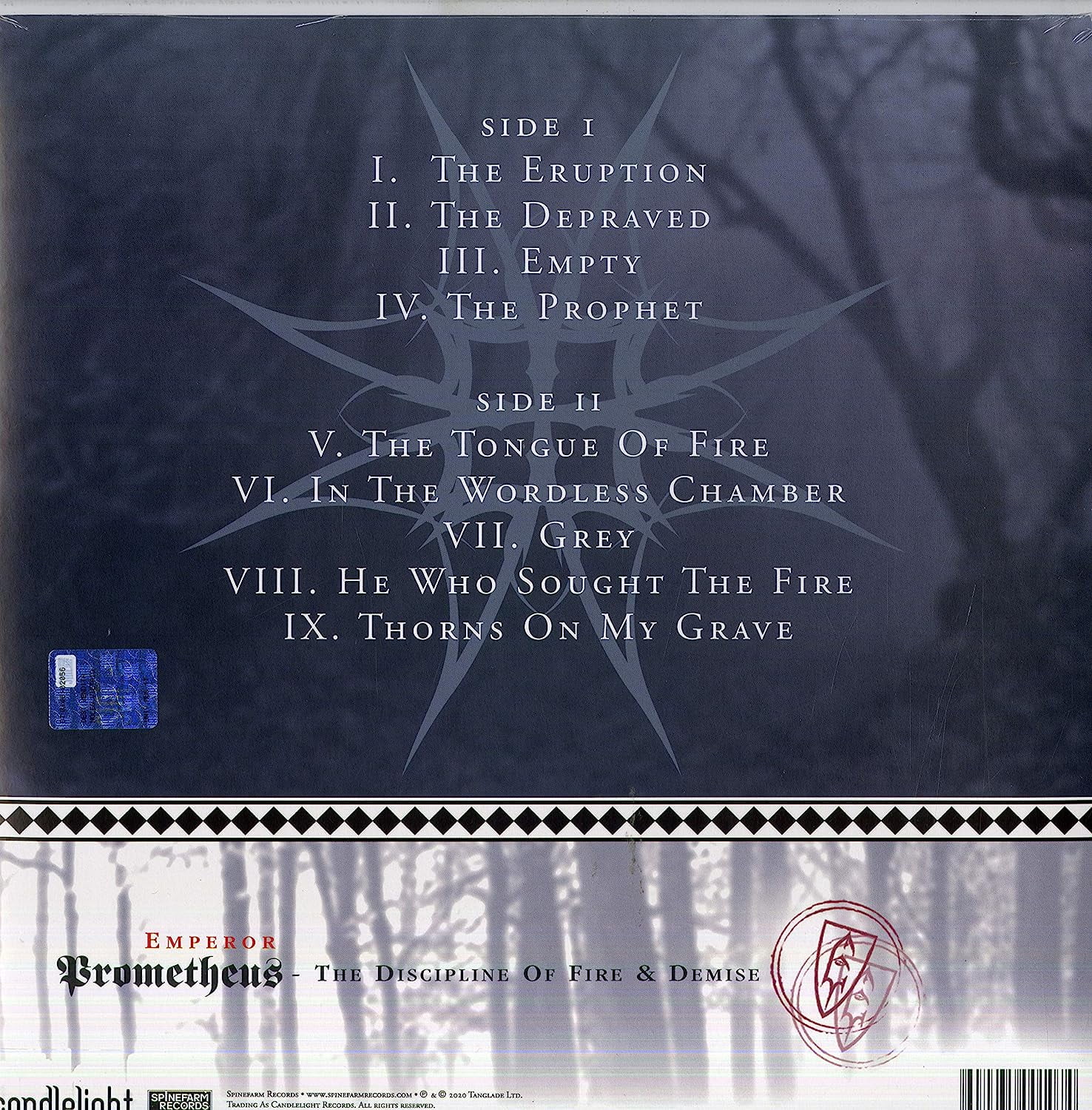 Emperor - Prometheus: The Discipline Of Fire & Demise - Vinyl