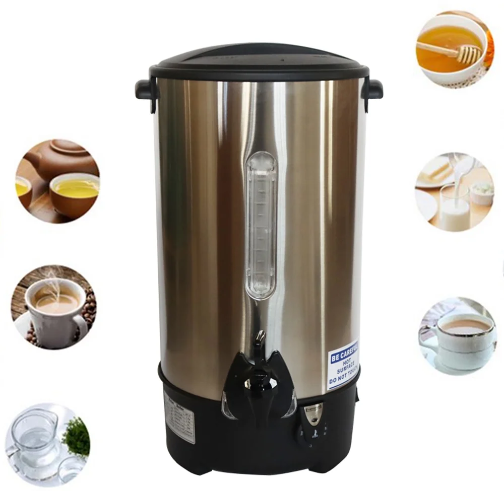 INTBUYING 11.6L Hot Water Dispenser Instant Boil Machine Heater Kettle with Faucet Stainless Steel Large Capacity