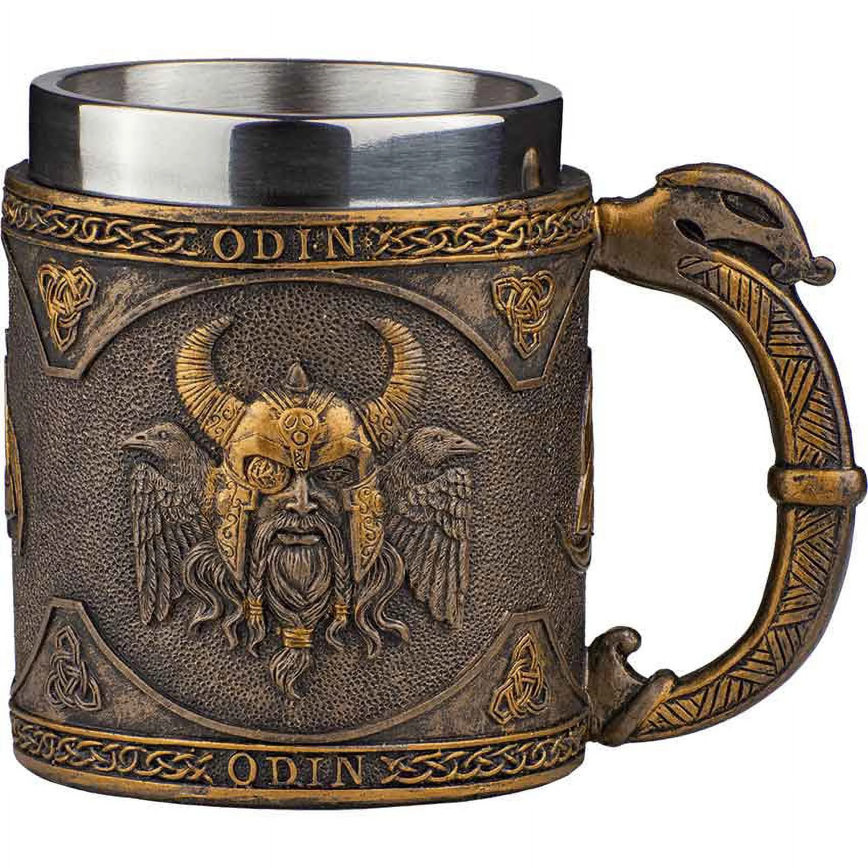 Odin Tankard | Steel by Medieval Collectibles