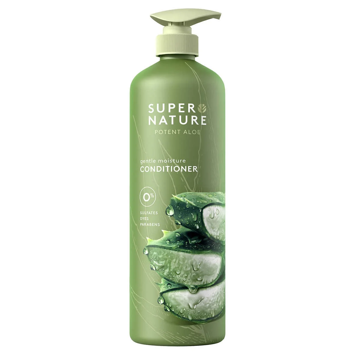 Super Nature Potent Aloe Moisturizing Shampoo and Conditioner, 30 fl oz
