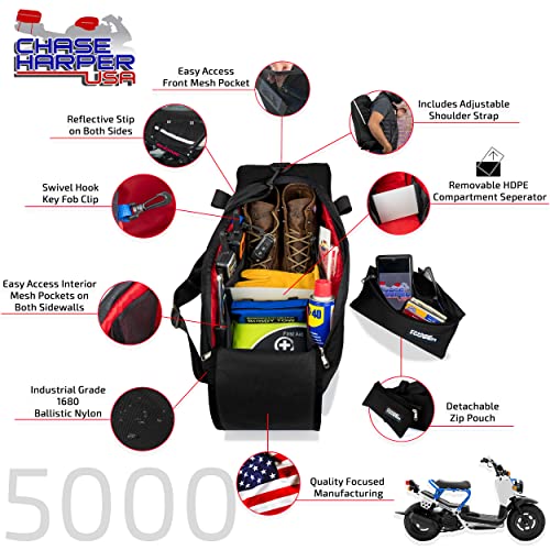 Ruckus 5000 Under The Seat Bag - Compatible with All Ruckus Model Years With Stock Frame - Water and Tear-Resistant, Industrial Grade 1000D Nylon – Backwoods Camo