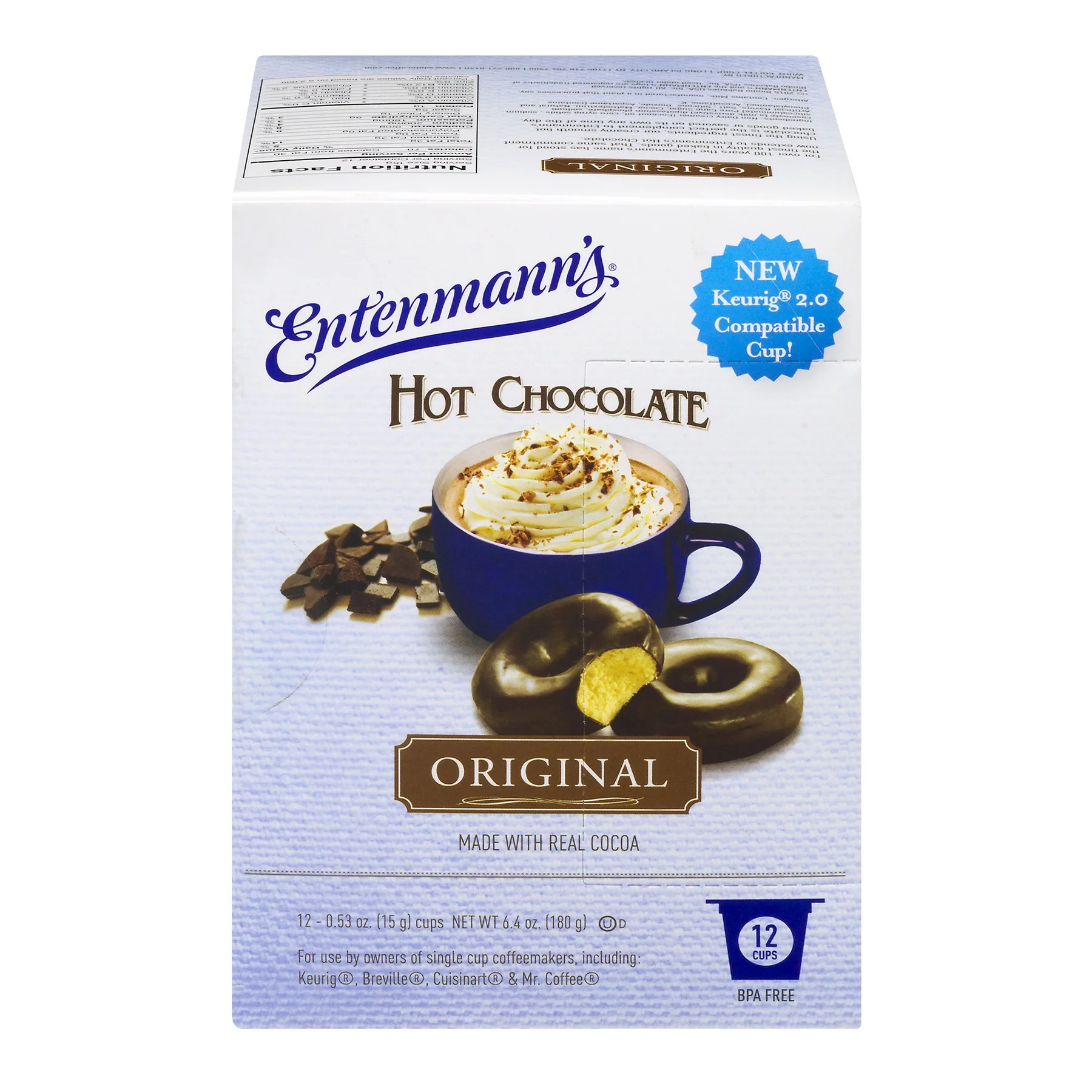 Entenmann's Hot Chocolate Original Single Serve Cups - 72 Count