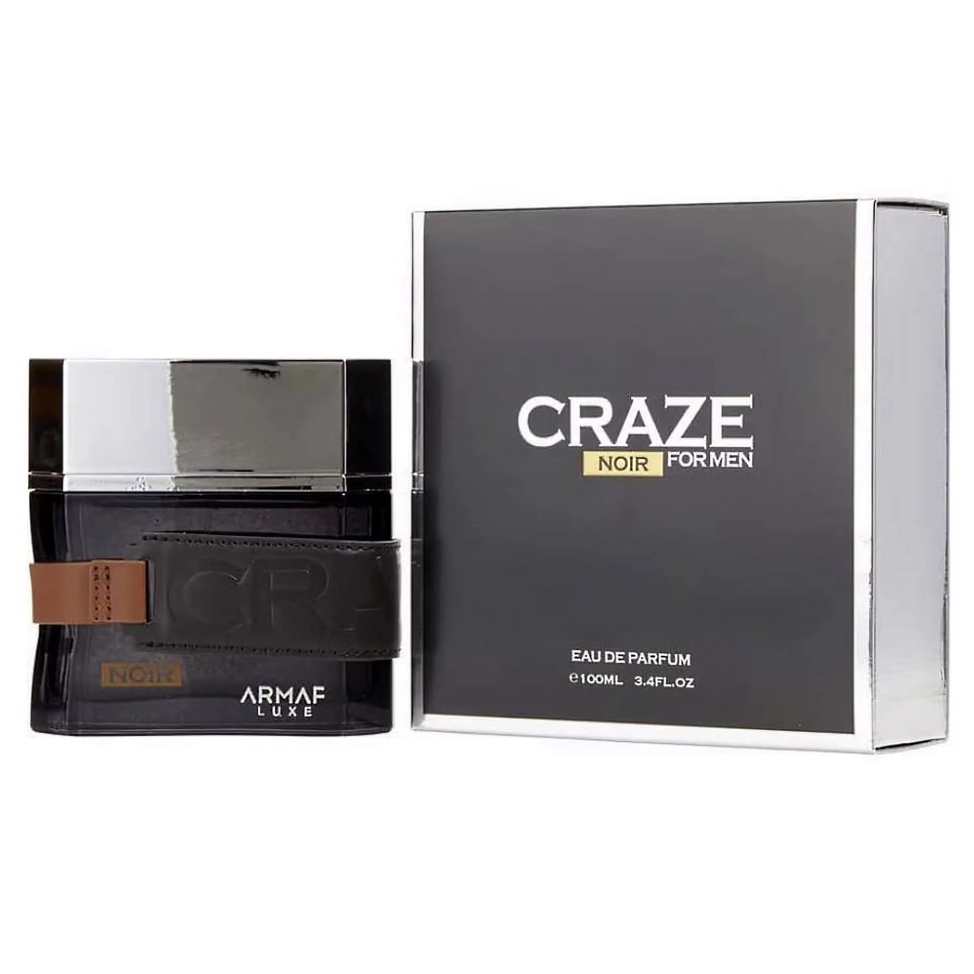 Armaf Craze Noir Eau de Parfum 3.4 oz / 100 ml Spray For Men  Unboxed