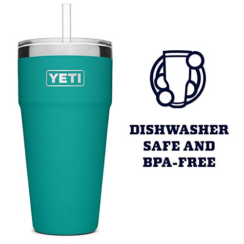 YETI Rambler 26 oz Straw Cup, Vacuum Insulated, Stainless Steel with Straw Lid