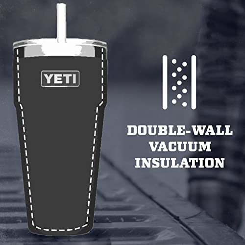 YETI Rambler 26 oz Straw Cup, Vacuum Insulated, Stainless Steel with Straw Lid