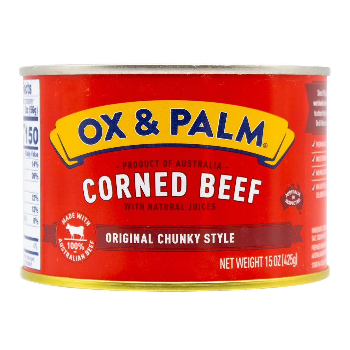 (10 pack) OX & PALM: Corned Beef Large, 15 oz
