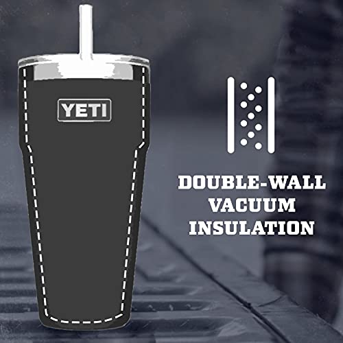YETI Rambler 26 oz Straw Cup, Vacuum Insulated, Stainless Steel with Straw Lid