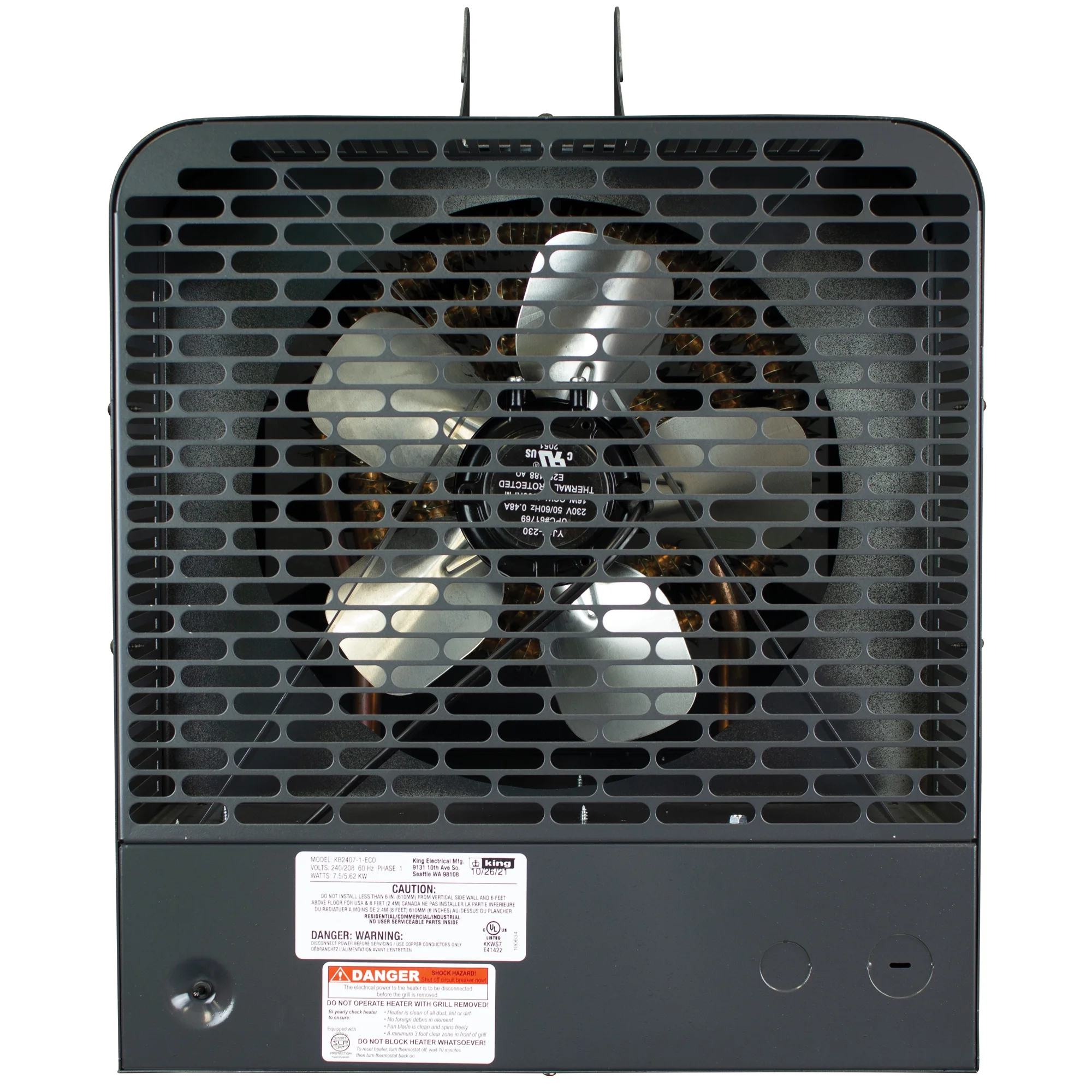 King Electric KB Platinum 15KW / 480V / 1-3Ph Electric Unit Heater