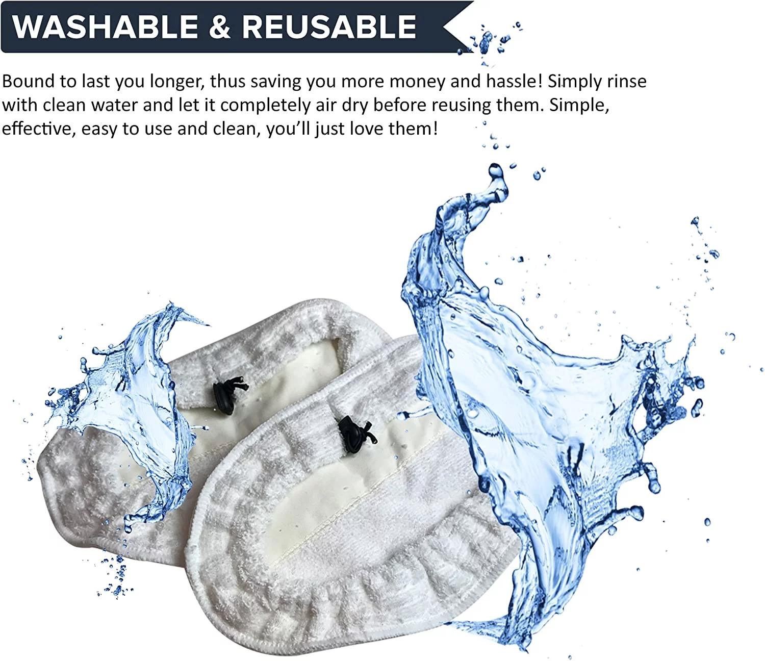 Crucial Bissell Microfiber Steam Mop Pad (Set of 4)