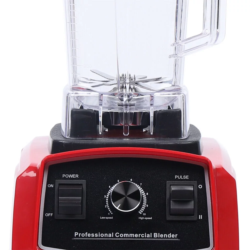 2L Commercial Professional Countertop High Speed Blender Mixer Plastic Housing