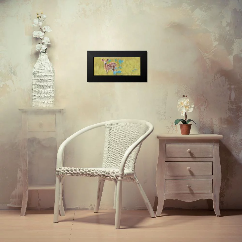 Butcher, Sarah 14x8 Black Modern Framed Museum Art Print Titled - Beau Deer