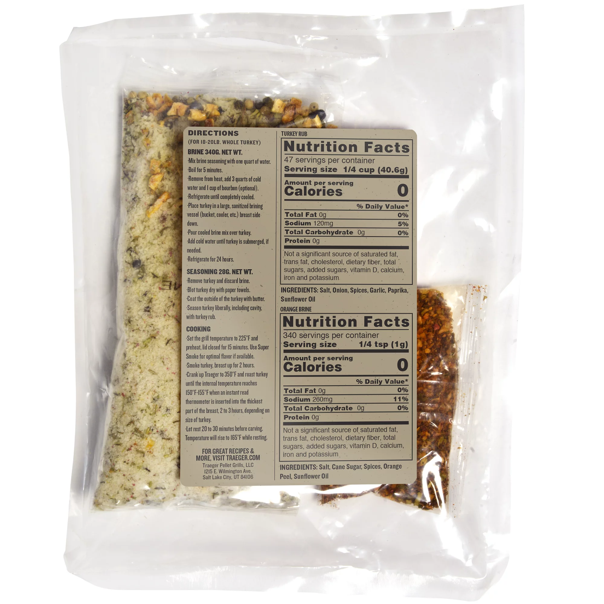 Traeger Pellet Grills Limited Edition Turkey Wood Pellets with Brine Kit