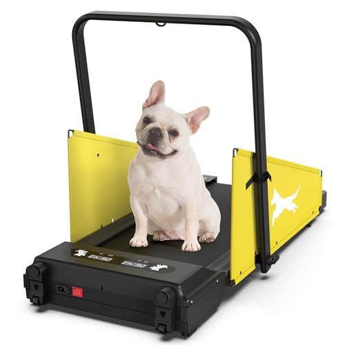 Dog Treadmill for Small & Medium Dogs, Indoor Pet Dog Running Machine with LCD Display, Fitness Treadmill for Dogs, Quiet Dog Pacer Treadmill for Exercise