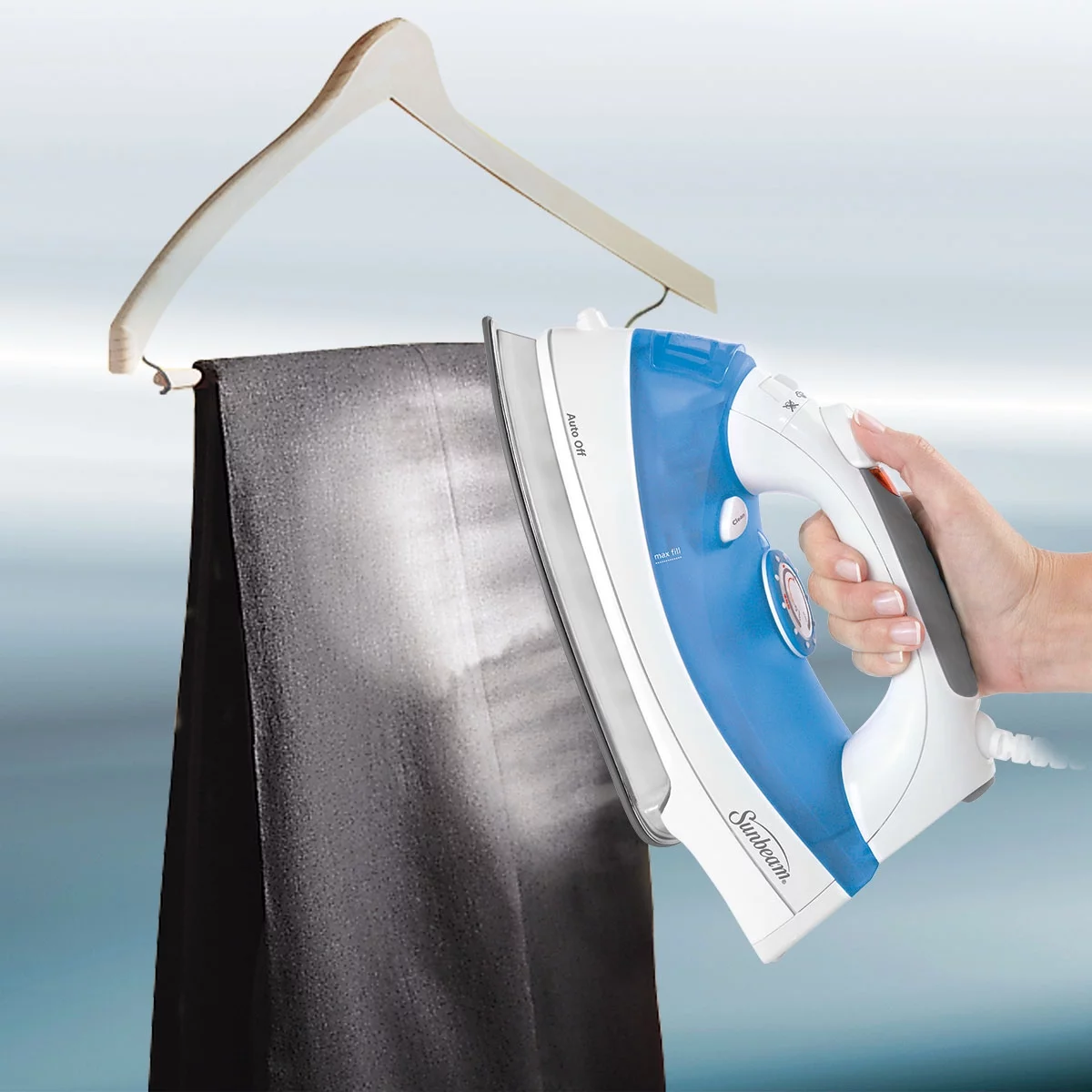 Sunbeam Simple Press GCSBBV-212 - Steam iron - 1200 W - white/blue