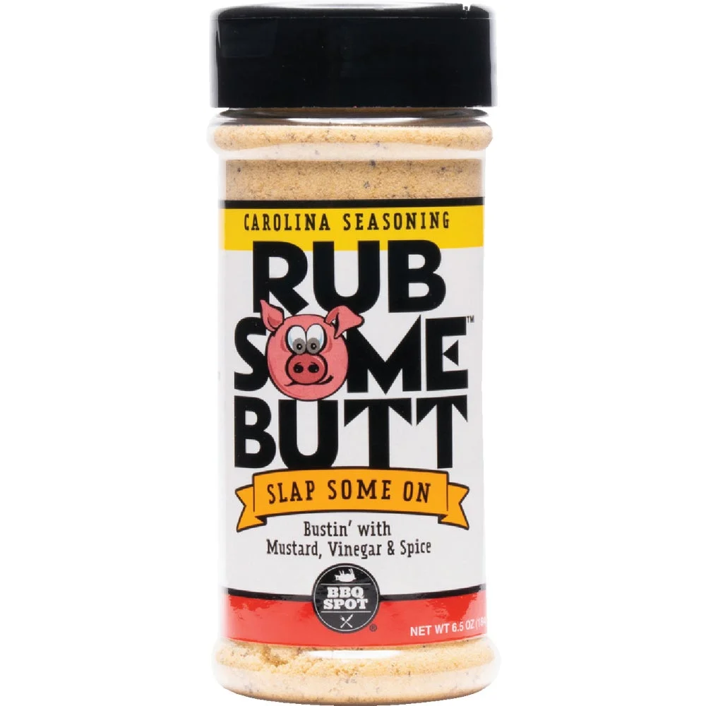 1PACK Rub Some Butt 6 Oz. Mustard & Vinegar Carolina Style Rub