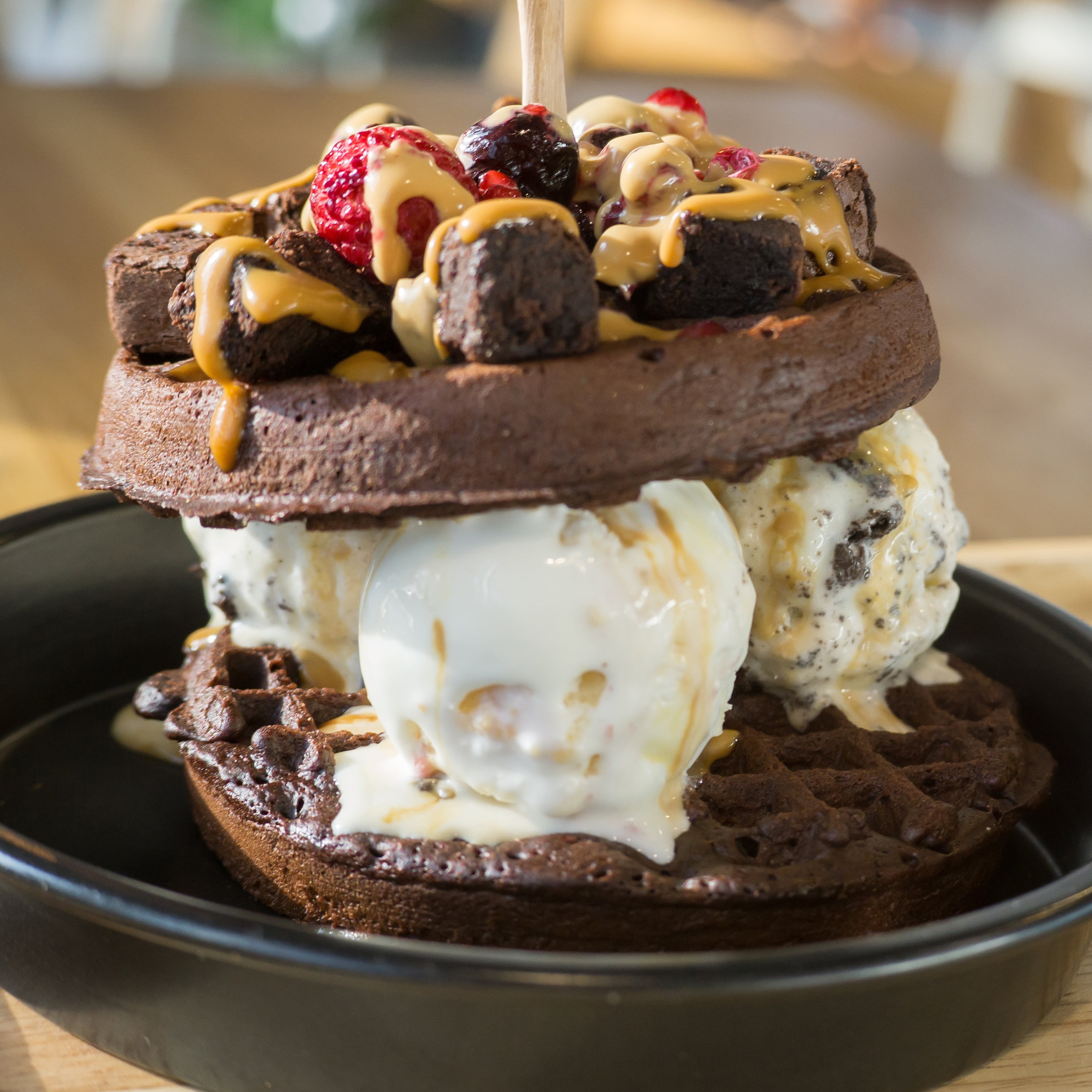 MyMini Camouflage Personal Home Waffle Maker, Camo