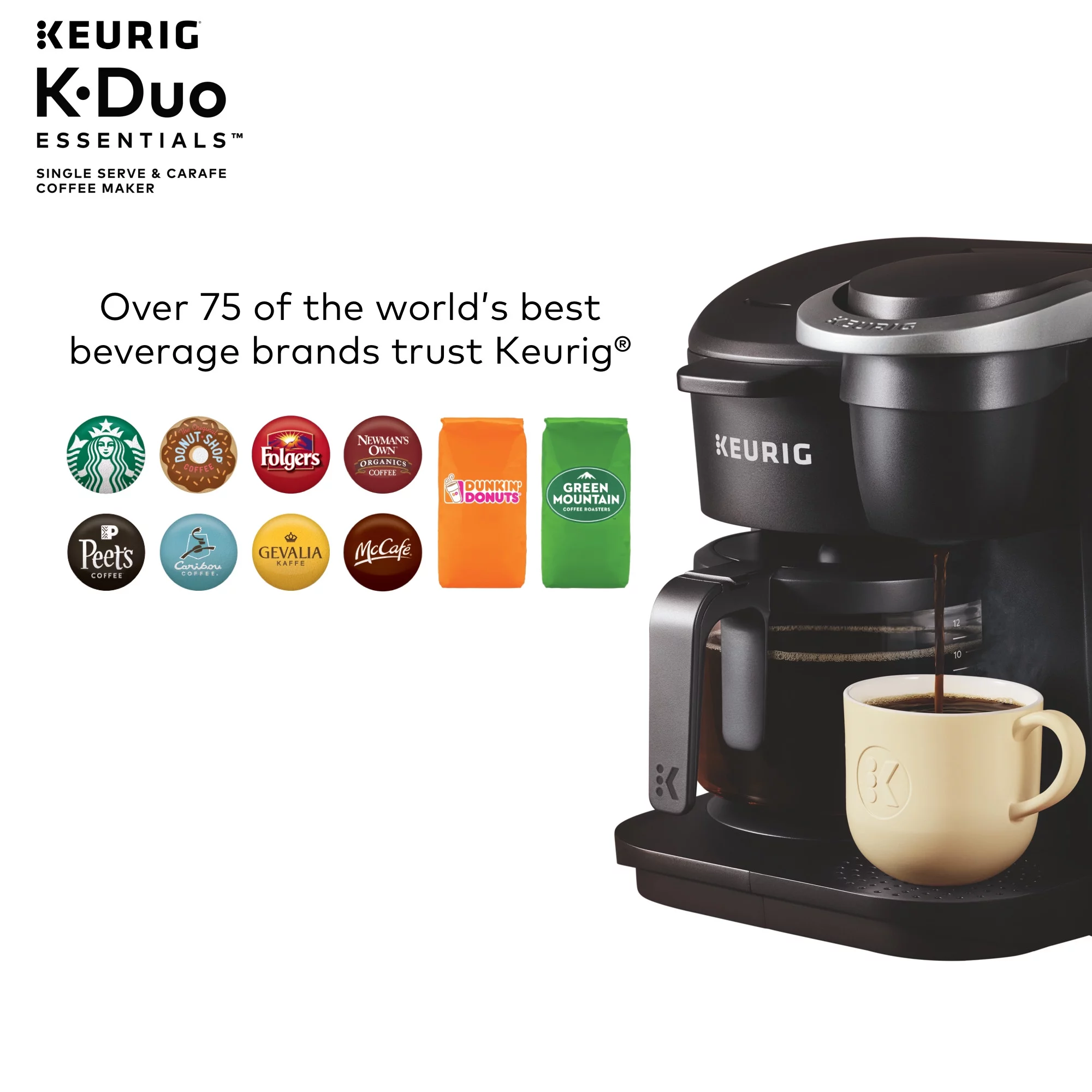 Keurig K-Duo Essentials Single Serve & Carafe Coffee Maker