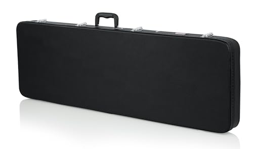Gator Cases Hard-Shell Wood Case for Standard Electric Guitars, Fits Fender Strat/Tele Style (GWE-ELEC)