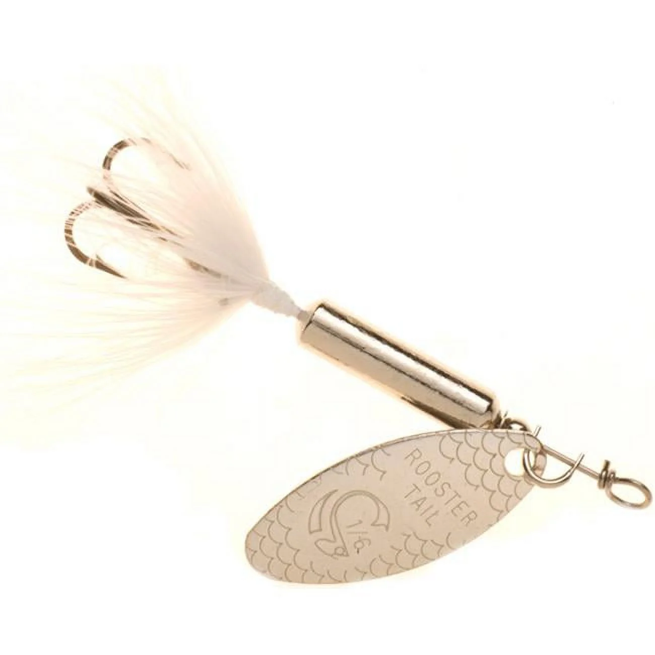 Rooster Tails - Chrome White - 0.06 oz.