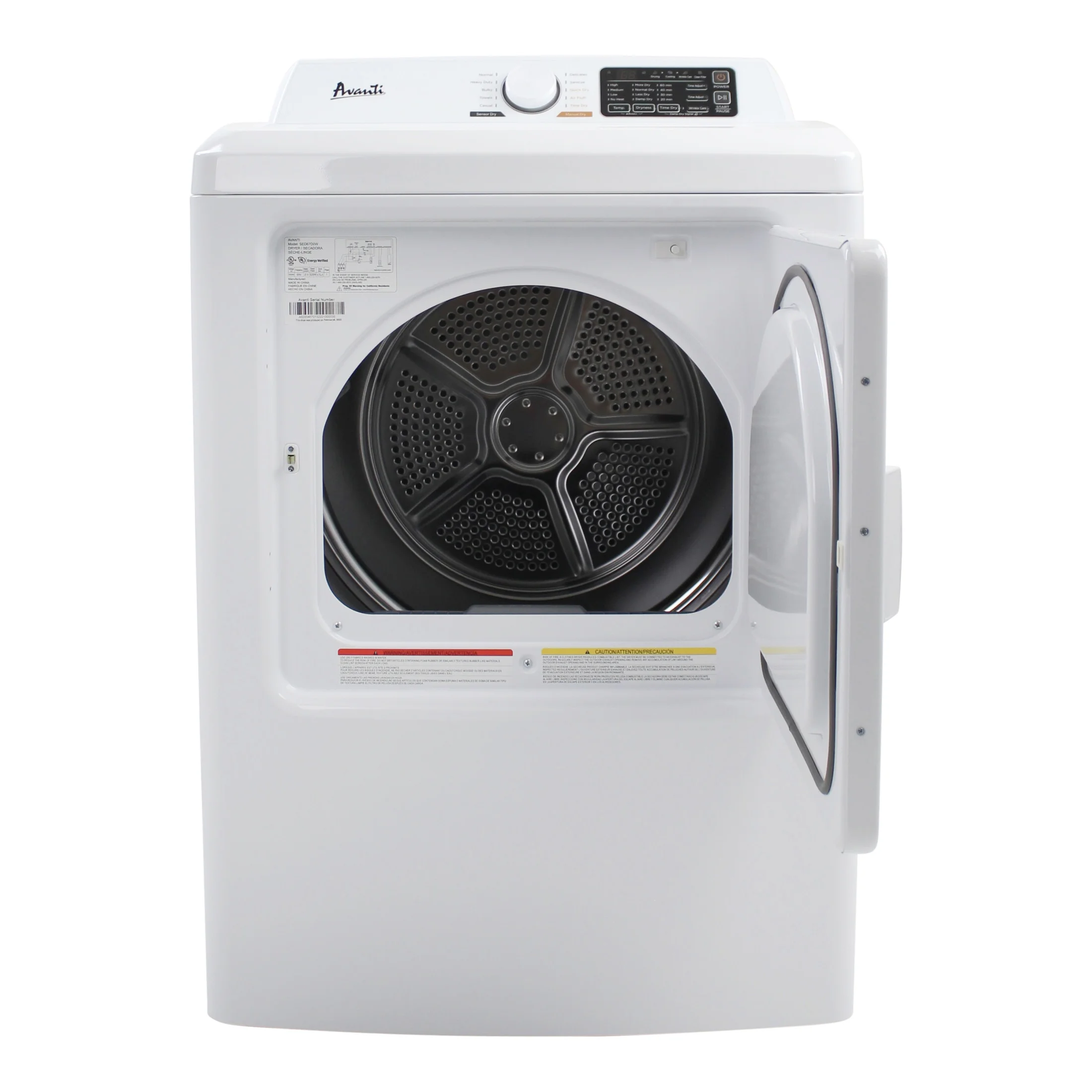 Avanti Top Load Washer, 4.4 Cu. ft. Capacity, in White (SLTW44D)