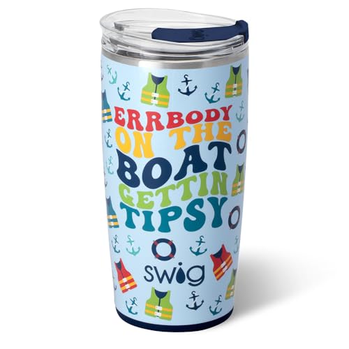 Swig Life 32oz Insulated Tumbler, Travel Coffee Tumbler with Lid, Cup Holder Friendly, Stainless Steel Travel Coffee Mug, Glitter Tumbler, Glitter Gifts (Confetti)