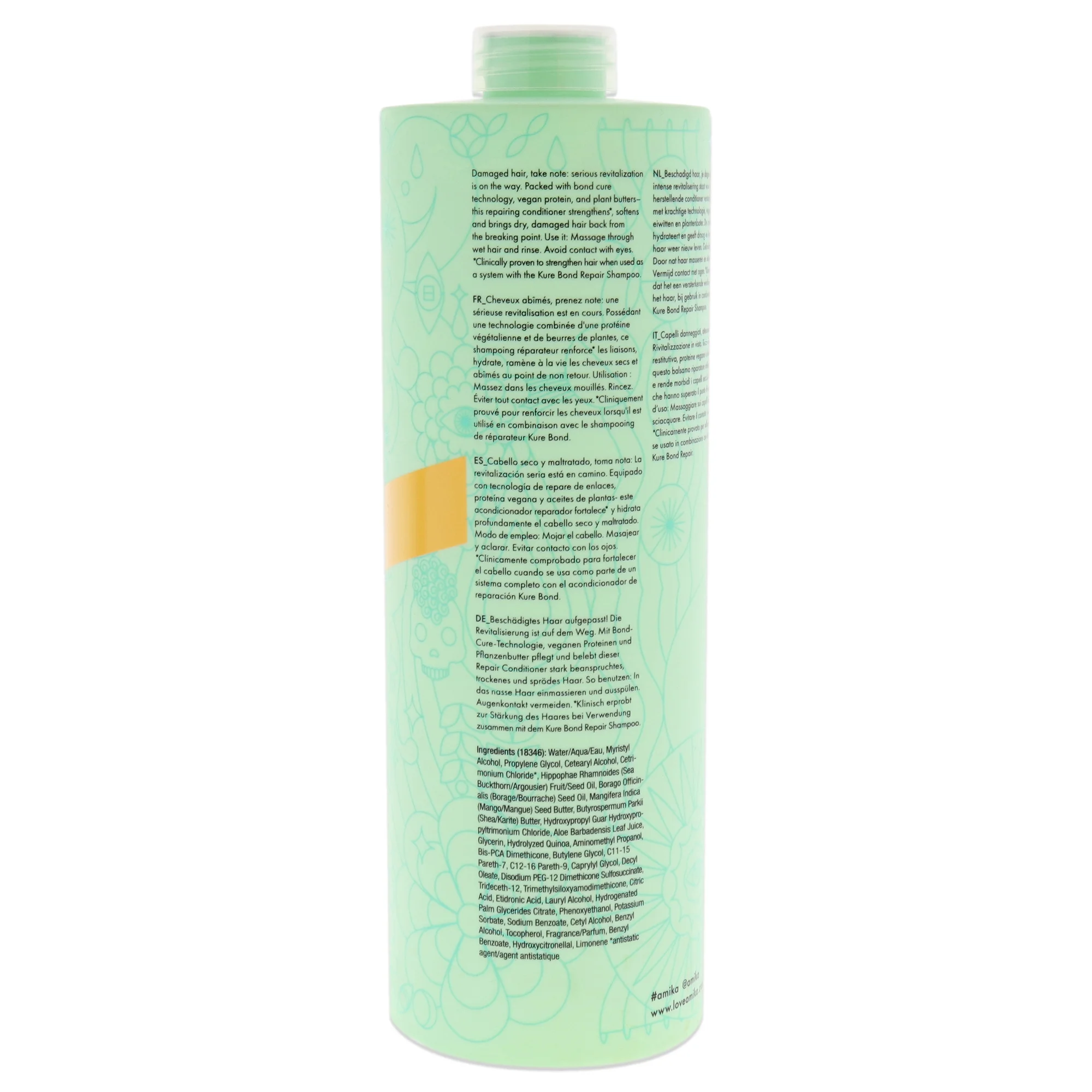 Amika The Kure Repair Conditioner Unisex 33.8 oz Conditioner