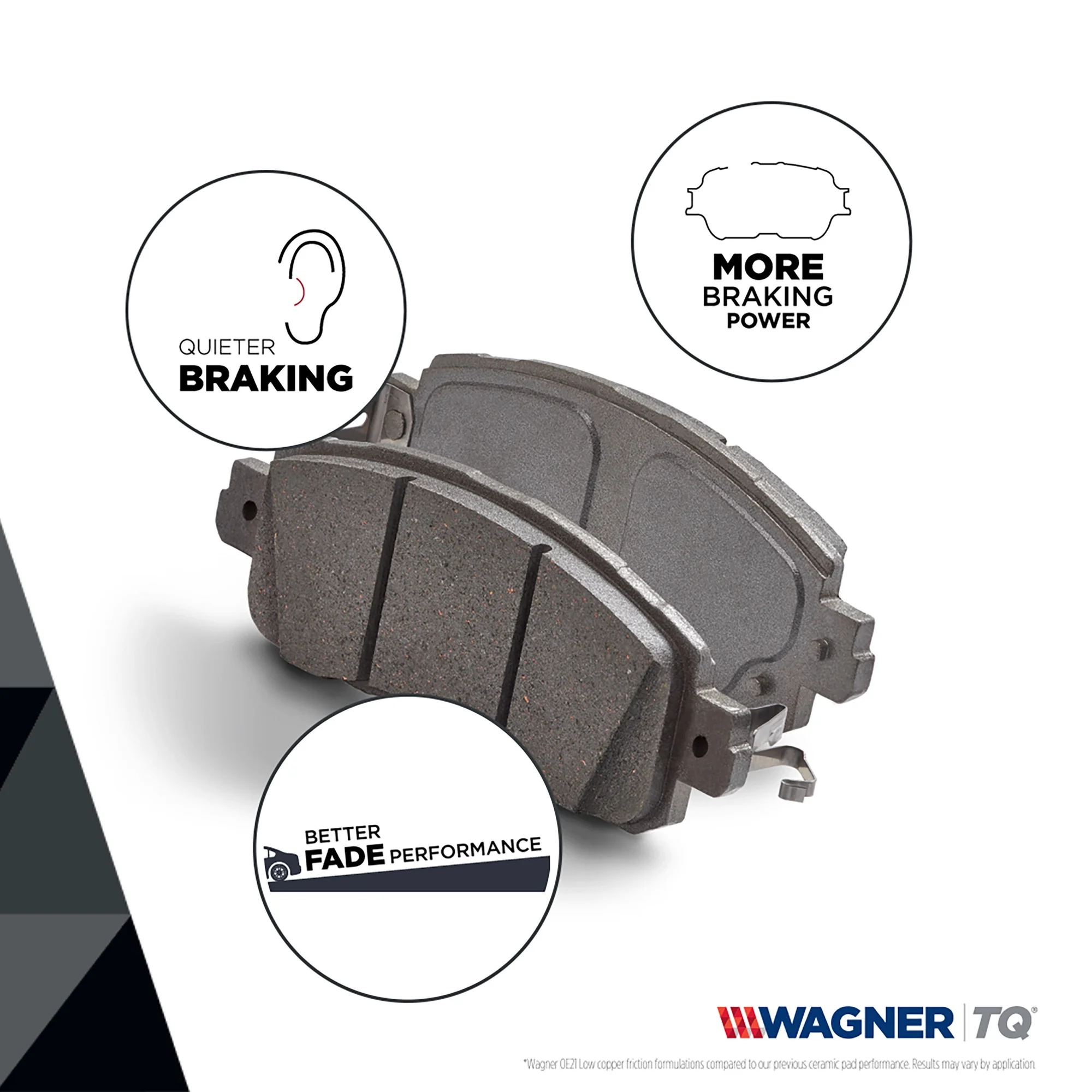 Wagner ThermoQuiet MX84 Semi-Metallic Disc Brake Pad Set