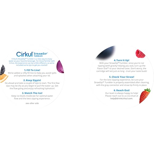 Cirkul 40oz. Carbon Stainless Steel Tumbler with Handle, All-Day StrawSip™, Double-Wall Insulated