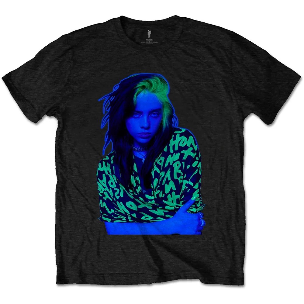BILLIE EILISH UNISEX TEE: PRESS PHOTO (Small)